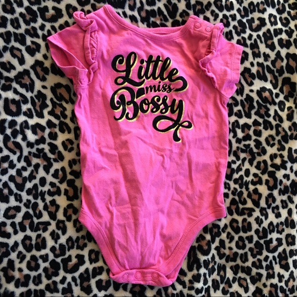 Garanimals Other - Pink onesie, garanimals onesie, little bossy onesie